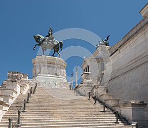 Equestrian Statue of Victor Emmanuel II, Rome; Italy