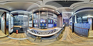 Equidistant panorama in 360 ob van photo