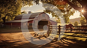 equine horse farm barn