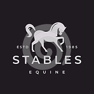 Equine horse stables logo