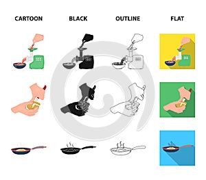 Equipment, appliances, appliance and other web icon in cartoon,black,outline,flat style., cook, tutsi. Kitchen, icons in photo