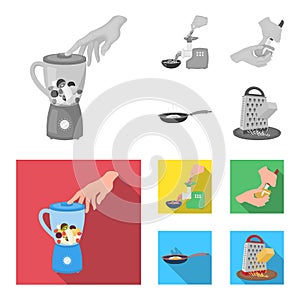 Equipment, appliances, appliance and other web icon in monochrome,flat style., cook, tutsi. Kitchen, icons in set photo