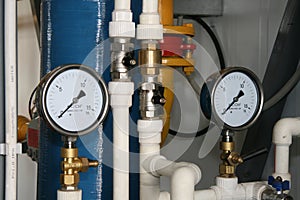 The equipment in boiler-house