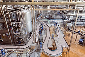 Equipment for brewing beer.