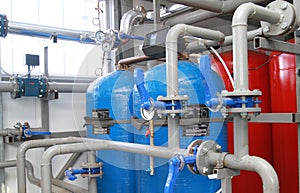 Equipment for chemical processing of water