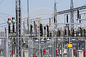 Equipment in an electrical sub station