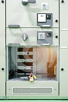 Equipment of electrical switchgear panel take off for maintenance