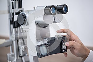 Equipment in the eye clinic