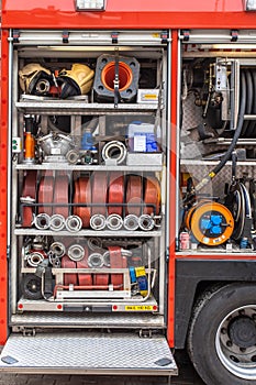 Equipment of a Fire Engine