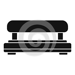 Equipment hole puncher icon, simple style