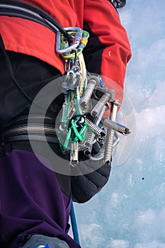 Equipment for iceclimbing