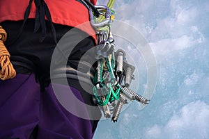 Equipment for iceclimbing