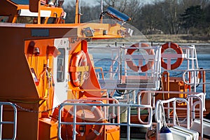 Equipment on a maritime pilot boat