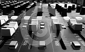 Equipment mixer sound roomrecord