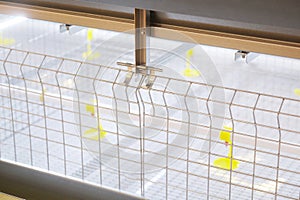 Equipment at the poultry farm