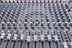 equipment for sound mixer control, electornic device.