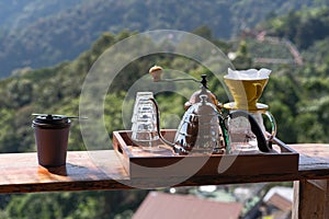 Equipment used for drifting coffee beans