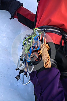 Equipment for iceclimbing