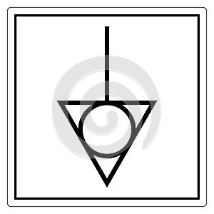 Equipotential Symbol Sign, Vector Illustration, Isolate On White Background Label. EPS10