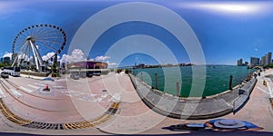 360 equirectangular photo Miami Bayside Marketplace