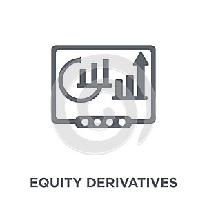 Equity derivatives icon from Equity derivatives collection. photo