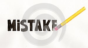 Erase your mistakes photo