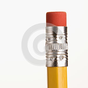 Eraser on pencil. photo