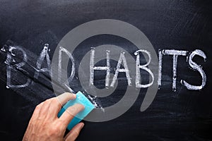 Erasing Word Bad From Bad Habits