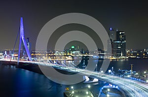 Erasmus Bridge by Night