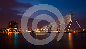 Erasmus Bridge at Night