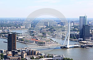 Erasmus Bridge in Rotterdam, Netherlands