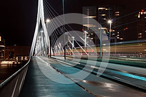 Erasmusbridge by night