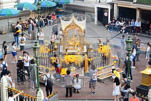 The Erawan Shrine. Bangkok. Thailand