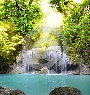 Erawan Waterfall photo
