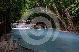 Erawan Waterfall,beautiful waterfal in Thailand