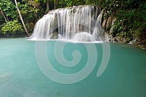 Erawan Waterfall,beautiful waterfal in Thailand