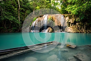 Erawan Waterfall, Erawan National Park in Kanchanaburi, Thailand