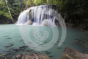 Erawan waterfall in Kanchanaburi