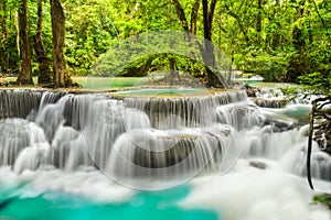 Erawan Waterfall in Kanchanaburi Province photo
