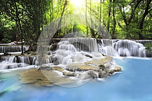 Erawan Waterfall in Kanchanaburi Province photo