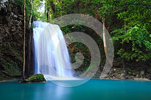 Erawan Waterfall in Kanchanaburi, Thailand