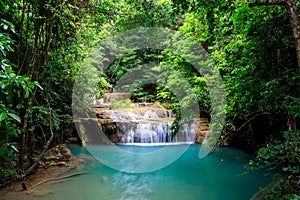 Erawan waterfall in Kanchanaburi, Thailand