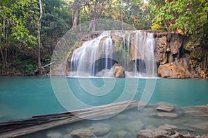 Erawan Waterfall at Kanchanaburi, Thailand