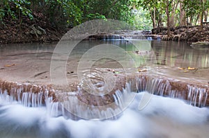 Erawan Waterfall at Kanchanaburi, Thailand