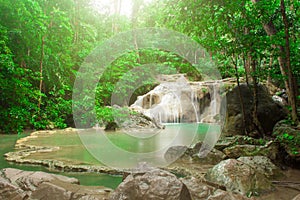 Erawan waterfall. Kanchanaburi. Thailand