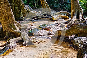 Erawan Waterfall, Kanchanaburi, Thailand.