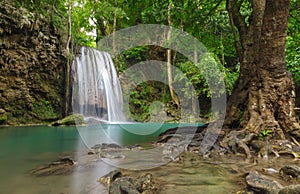 Erawan waterfall level 3.