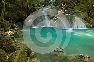 Erawan Waterfall in Thailand