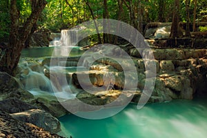 Erawan Waterfall in Thailand