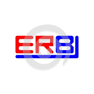 ERB letter logo creative design with vector graphic, ERB photo